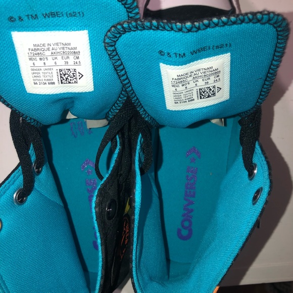 Converse All Stars Chuck Taylors High Top Space Jam 172485C Mens 6 Womens 8 - Picture 5 of 12